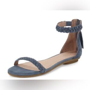 Women's Blue Braided Sandals